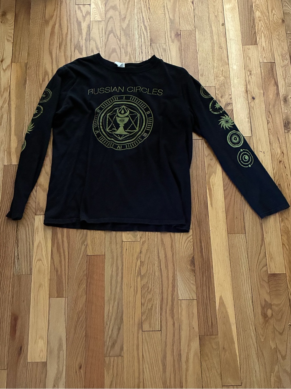 RUSSIAN CIRCLES GRAIL BLACK LONG SLEEVE T-SHIRT